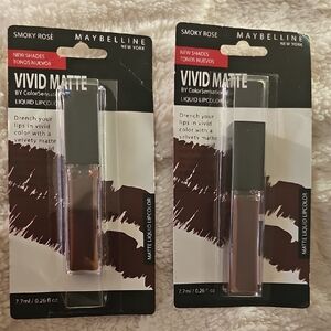 2 Maybelline Vivid Matte Lipstick - Smoky Rose